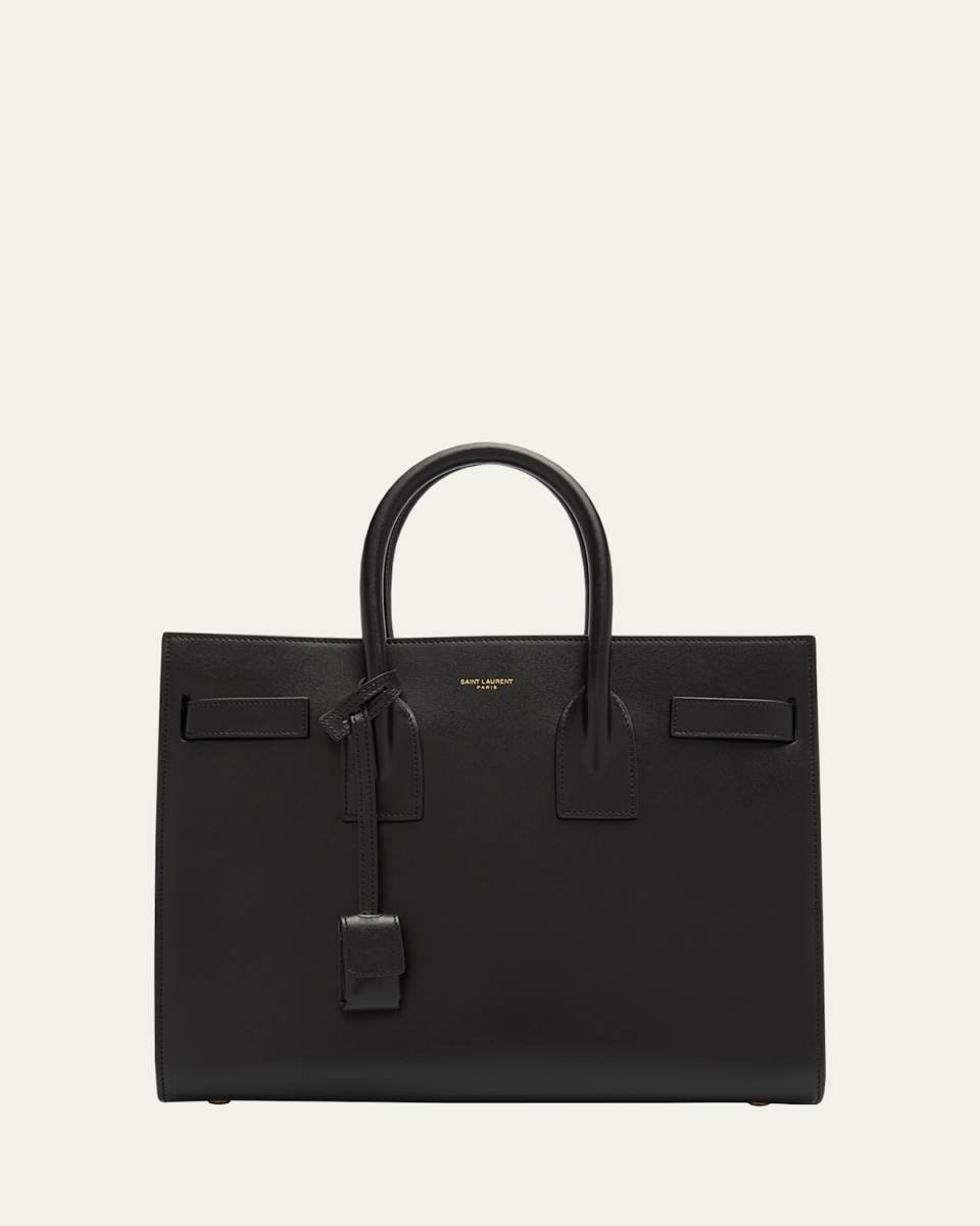 Sac De Jour Small Top-Handle Bag in Smooth Leather